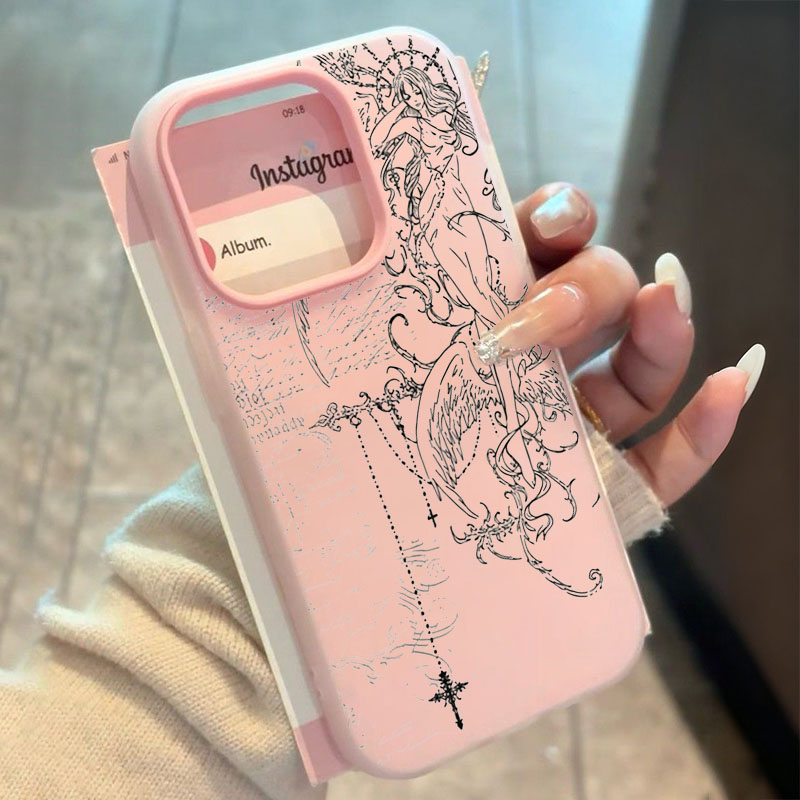 Gothic Style Angel Cross Line  - Samsung Galaxy S24 review and price