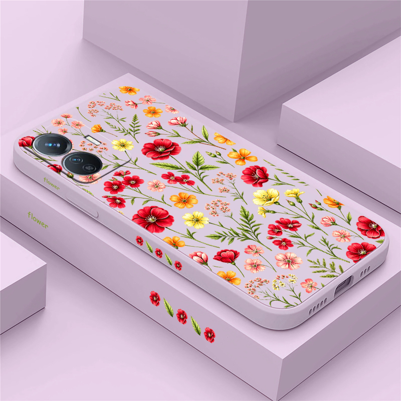 Colorful Flower Phone Case For - Vivo Y28 review and price