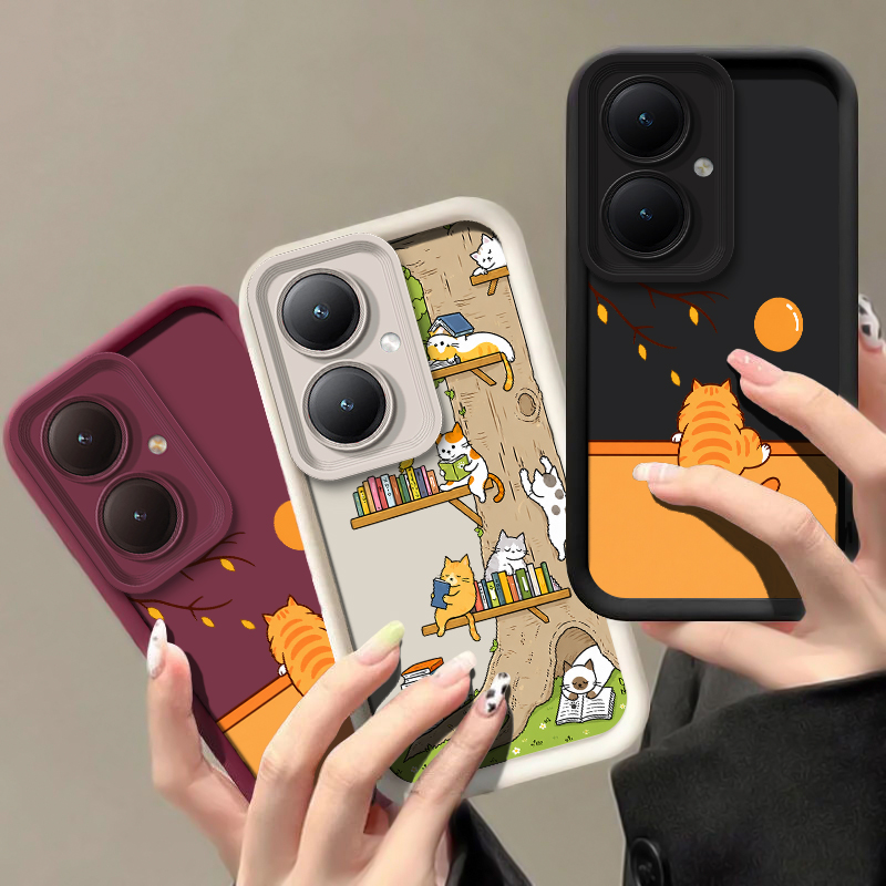 Cute Coloful Cats Phone Case F - Vivo Y28 review and price