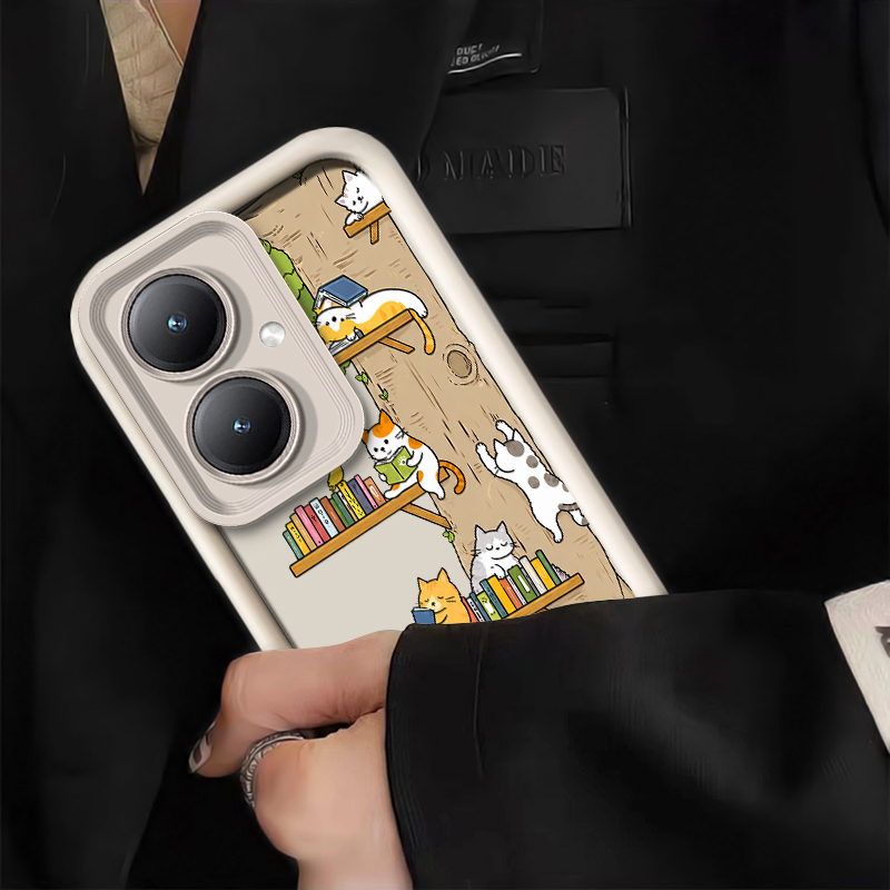 Cute Coloful Cats Phone Case F - Vivo Y28 review and price