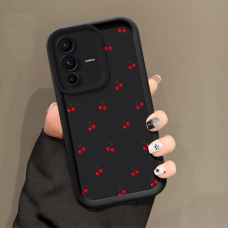 Bow Cherry Pattern Phone Case  - Vivo V40 review and price