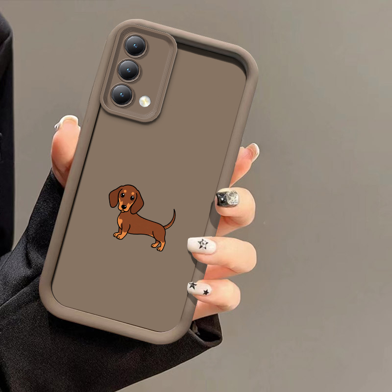 Dachshund Silhouette Dog Phone - Realme C67 review and price