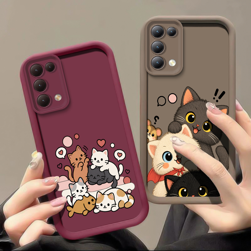 Stacking Cat Phone Case For OP - Realme Note 50 review and price